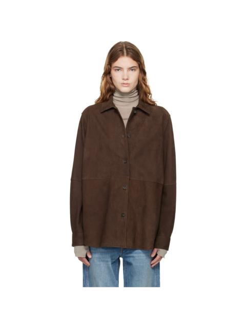Brown Soft Suede Jacket