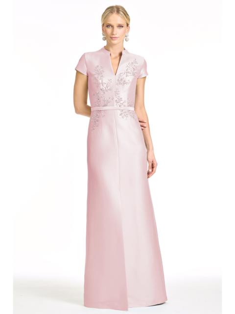 EMBELLISHED CHARLOTTE GOWN - ROSE QUARTZ