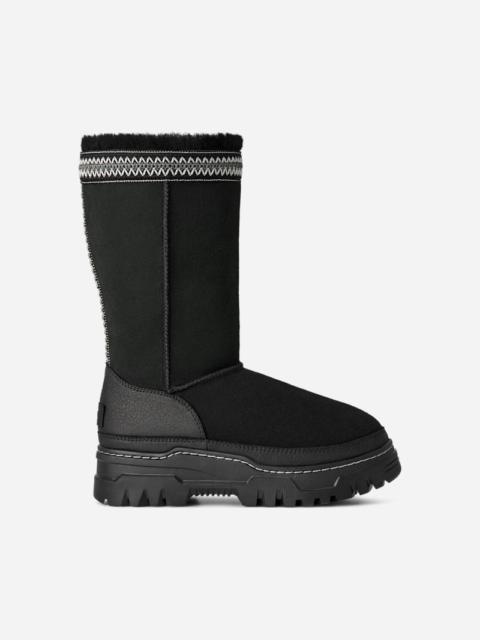 ® Women's Classic Tall TrailGazer Sheepskin Classic Boots in Black