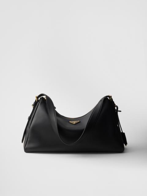 Prada Aimèe large leather shoulder bag