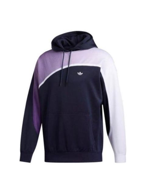 adidas originals Colorblock Casual Sports Gradient Pullover Blue FM1575