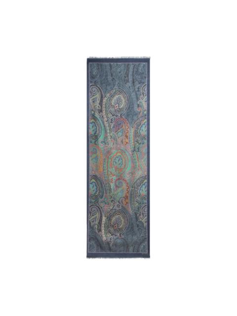paisley-print scarf