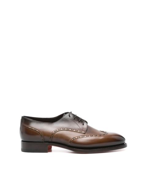 leather derby shoes