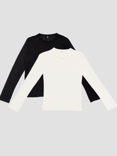 Pack - 2 Long Sleeve Tee - Bamboo Lyocell
