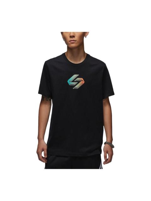 Air Jordan Luka Graphic T-shirt Asia Sizing 'Black' HF8087-010