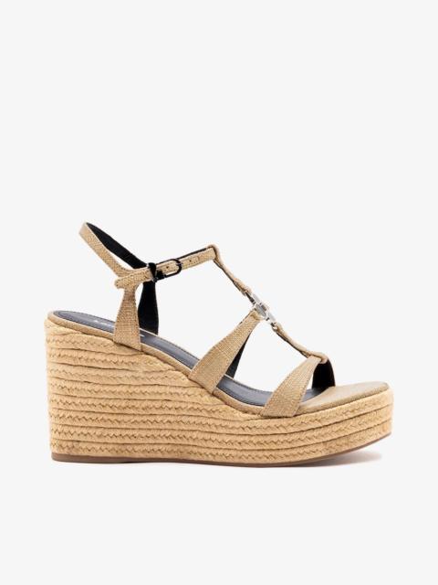 Hana Espadrille Sandal Beige Raffia
