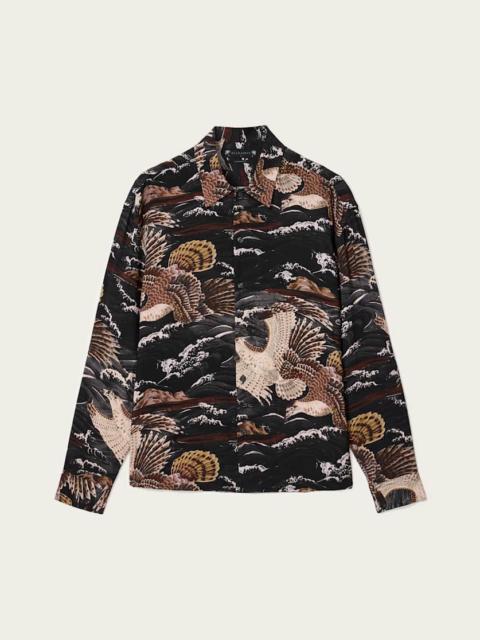 CORSICAN PRINTED OVERSIZED SHIRT