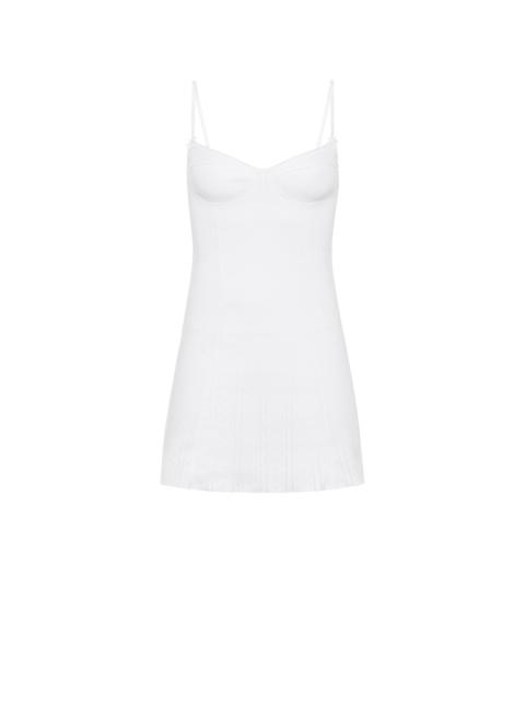 The Balconette Dress White