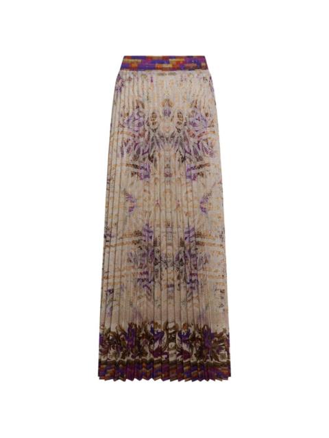 Ceto pleated maxi skirt