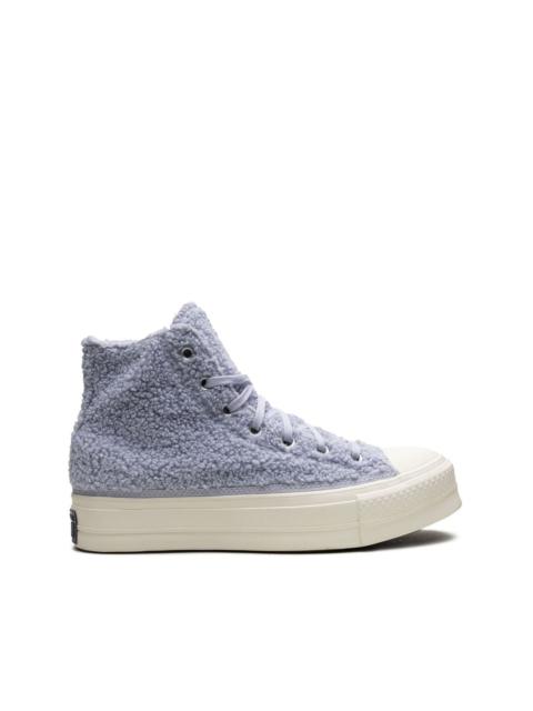 Chuck Taylor All Star Platform High 'Cozy Sherpa/Ghost' sneakers