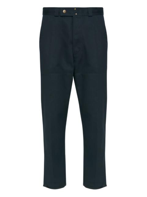 tapered high-rise trousers