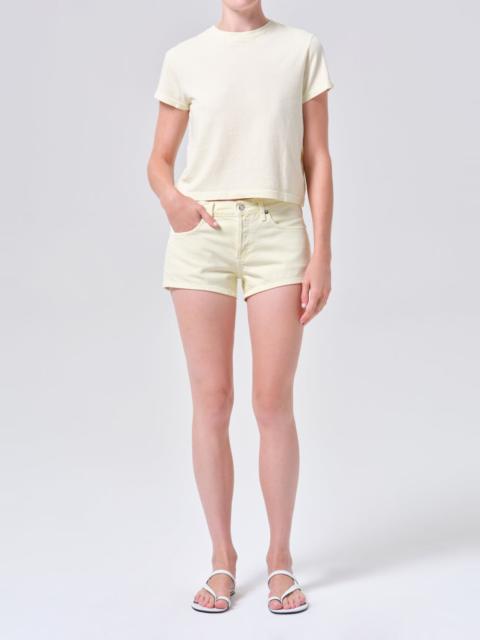 LOW RISE PARKER SHORT IN LEMON ZEST