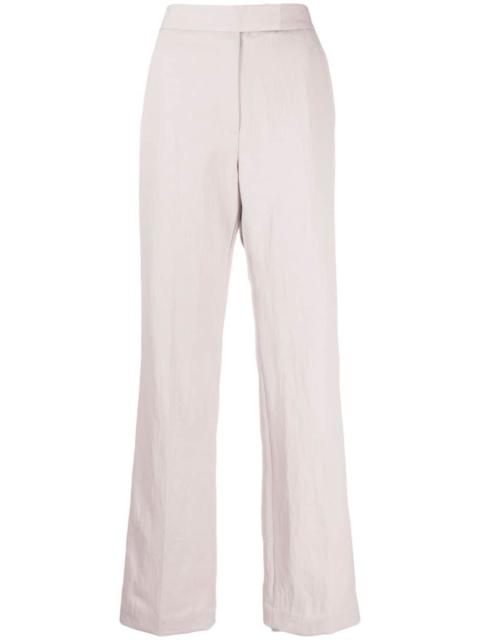 high-waist tailored trousers