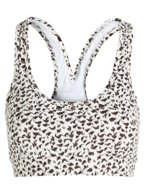 Varley Move Selma Printed Stretch-jersey bra