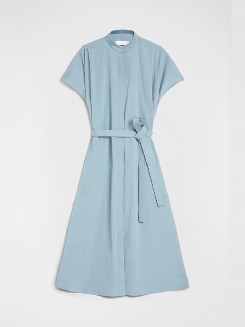 Cotton Poplin Belted Dress