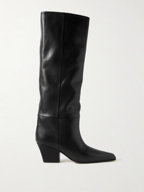 Jane Leather Knee Boots