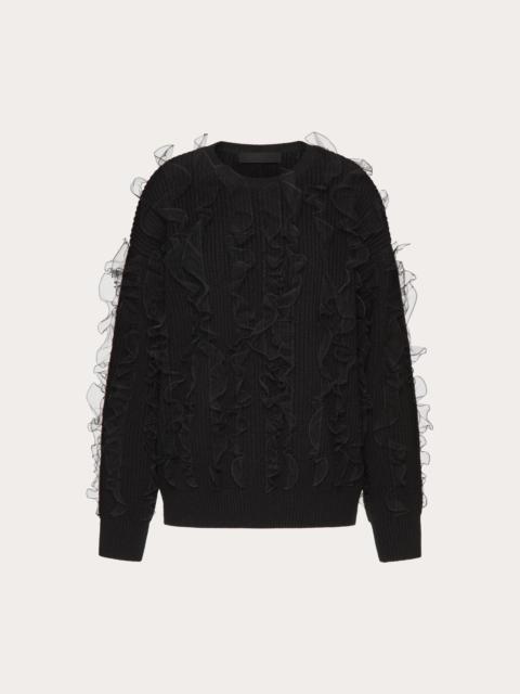 EMBROIDERED WOOL SWEATER