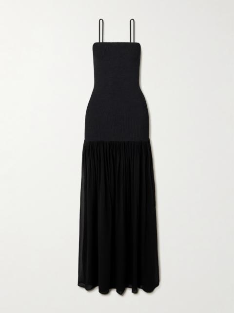 Hybrid Original Crinkle And Georgette Maxi Dress