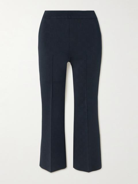 Nsfw Checked Jacquard-knit Flared Pants