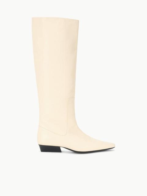 STAUD WALLY FLAT BOOT CREAM