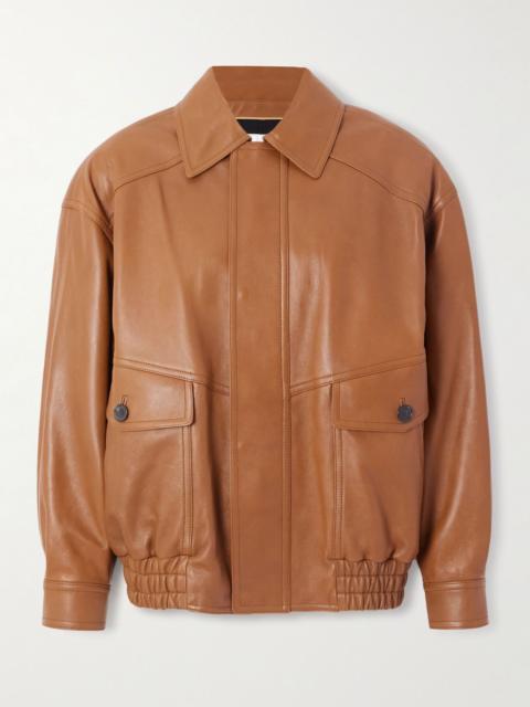 Leather jacket Brown