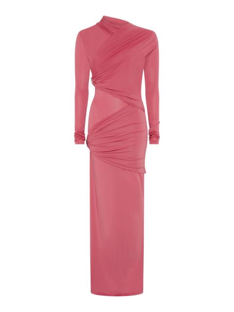 Aria Wrapped Dress pink