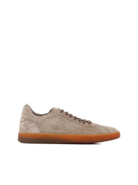 suede lace-up sneakers