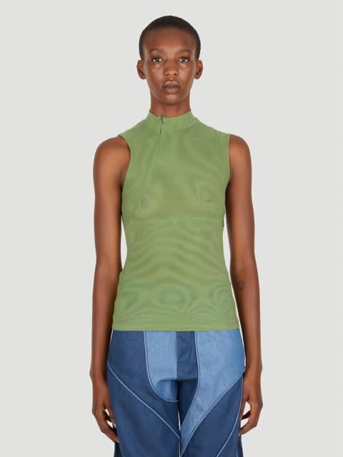 Mesh Zip Top