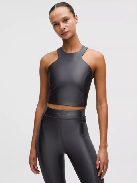 Satin Shine Tank Top Medium Support, B/C Cup *Wordmark