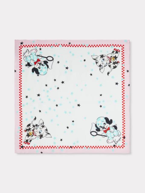 'KENZO Cartoon' small square in silk