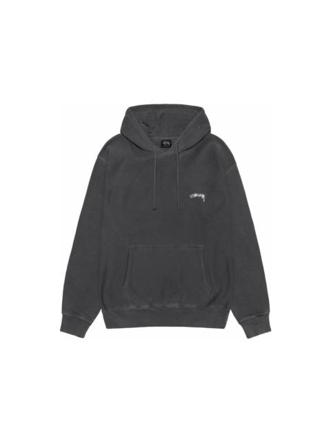 Stussy Smooth Stock Pigment Dyed Hoodie Black