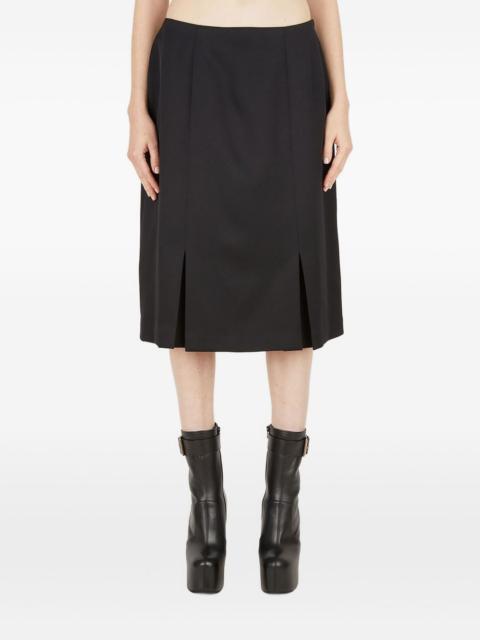 A-line midi skirt