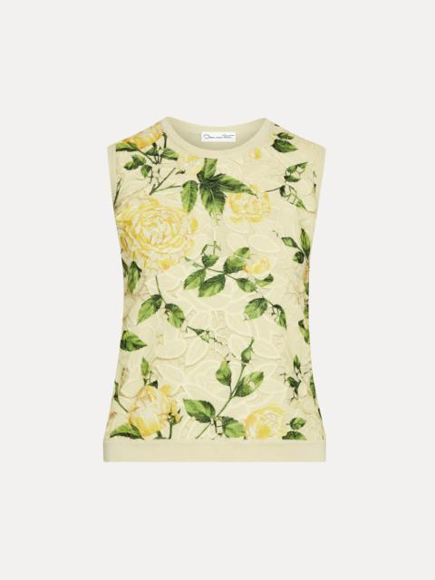 ENGLISH ROSE GUIPURE INSET TANK