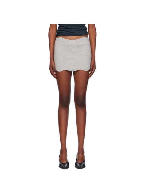 Gray Janus Miniskirt