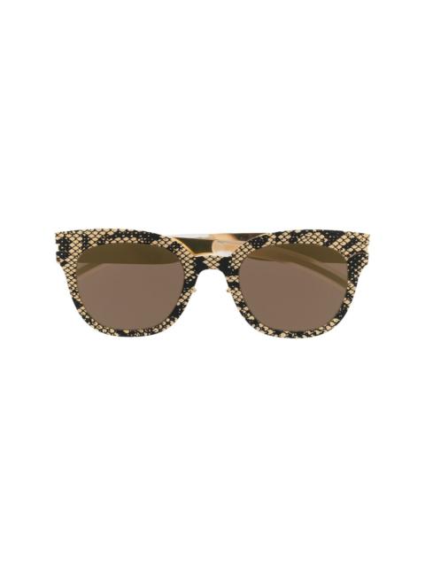 python-print wayfarer-frame sunglasses