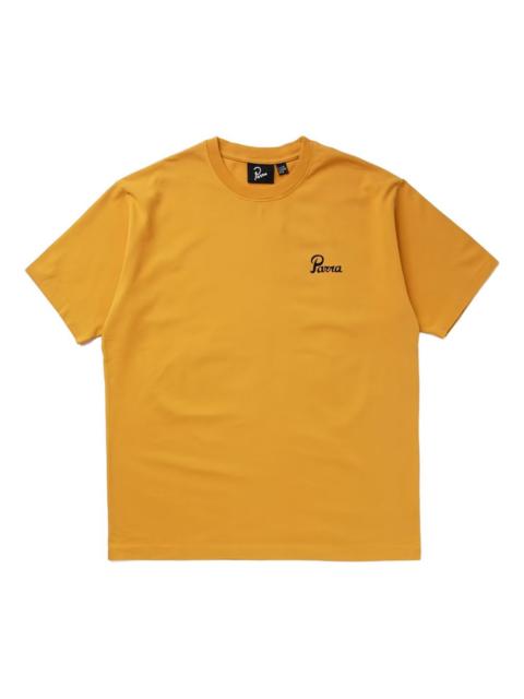 swan-print cotton T-shirt