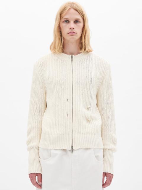 Ismael Zipped Knit Bomber