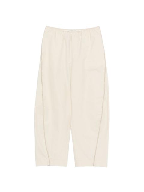 elasticated-waist trousers
