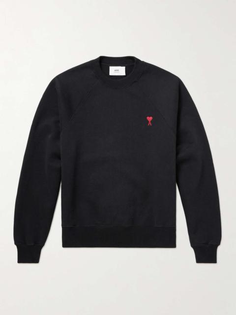 Logo-Embroidered Cotton-Blend Jersey Sweatshirt
