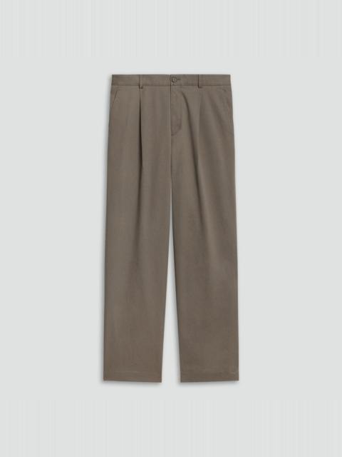 Relaxed Pleat Pant in Moonsoft Cotton
