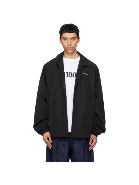 Black Logo Coach Jacket