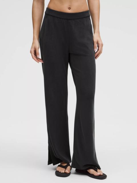 Softstreme High-Rise Wide-Leg Pique Pant *Regular