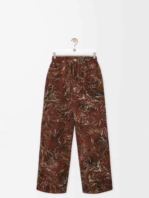 Feather jeans in denim