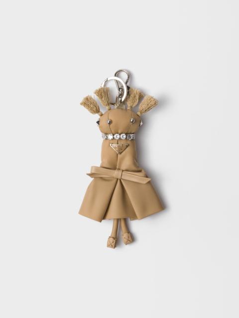 Re-Nylon Teddy keychain charm