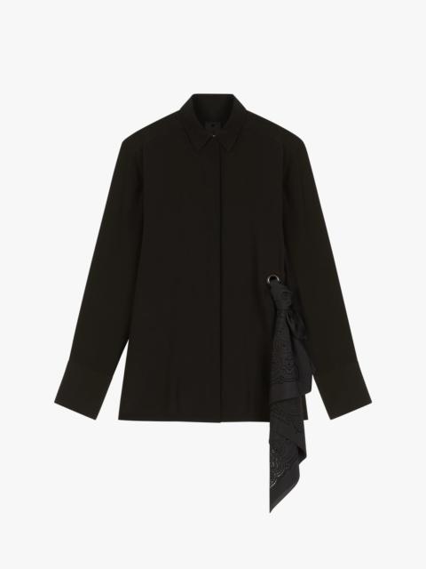 SHIRT IN SILK WITH BANDANA