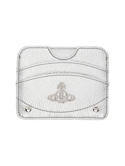 Silver Half Moon Card Holder
