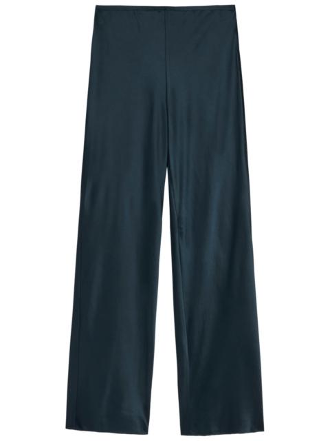 Reformation Gale Straight-leg Satin Trousers