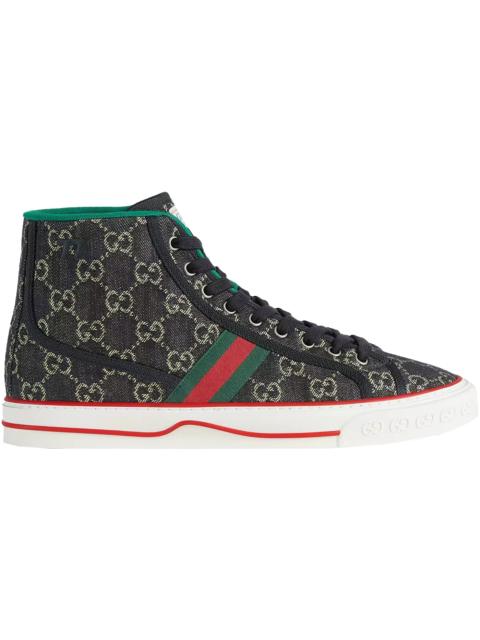 Gucci Tennis 1977 High Top Black Mini GG