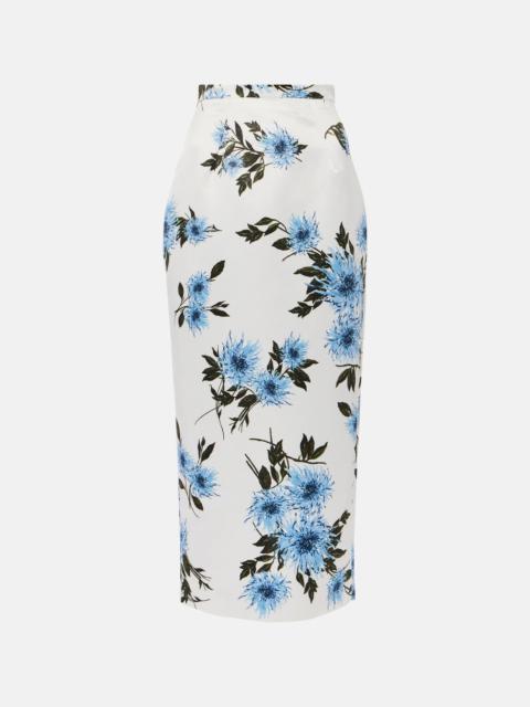 Lorelei floral midi skirt