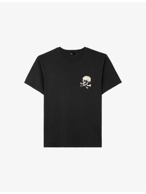 Skull Graphic-Print Cotton-Jersey T-Shirt
